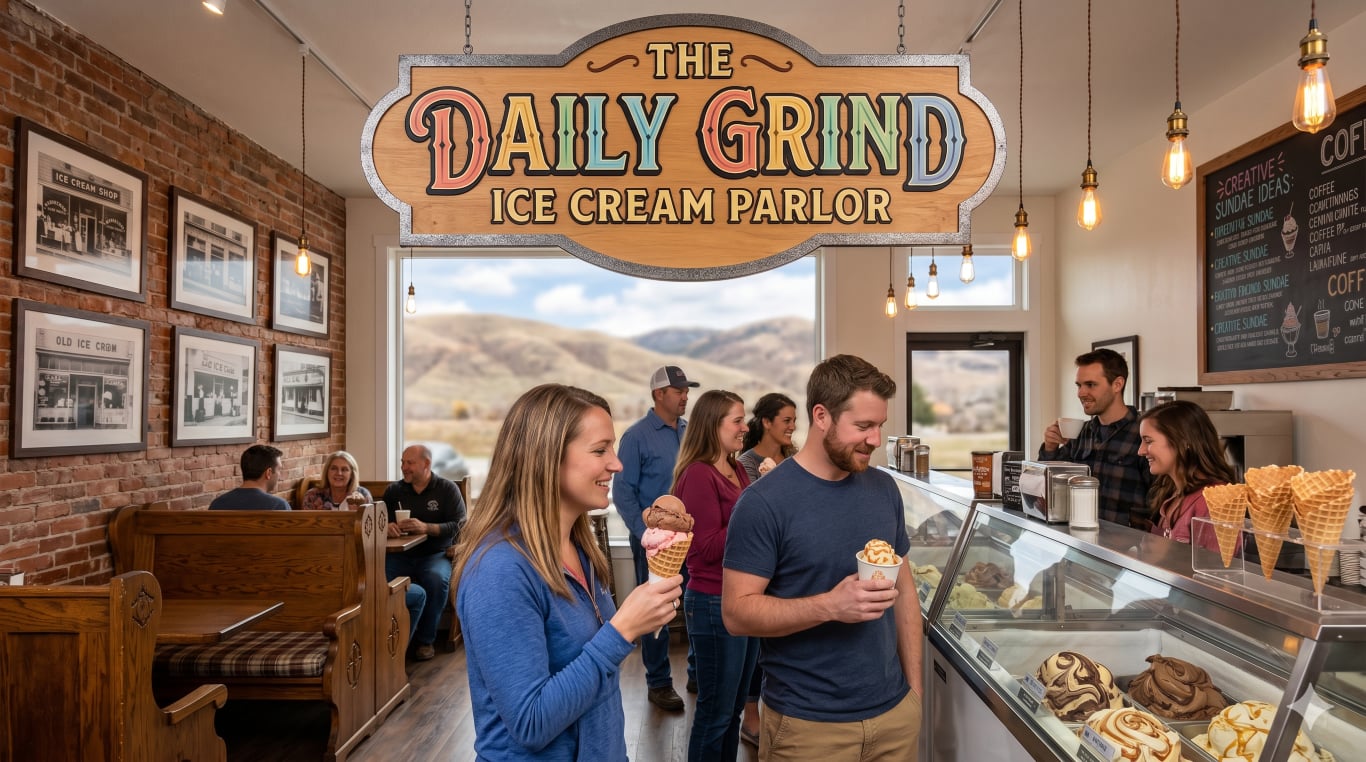 The Daily Grind Ice Cream Parlor